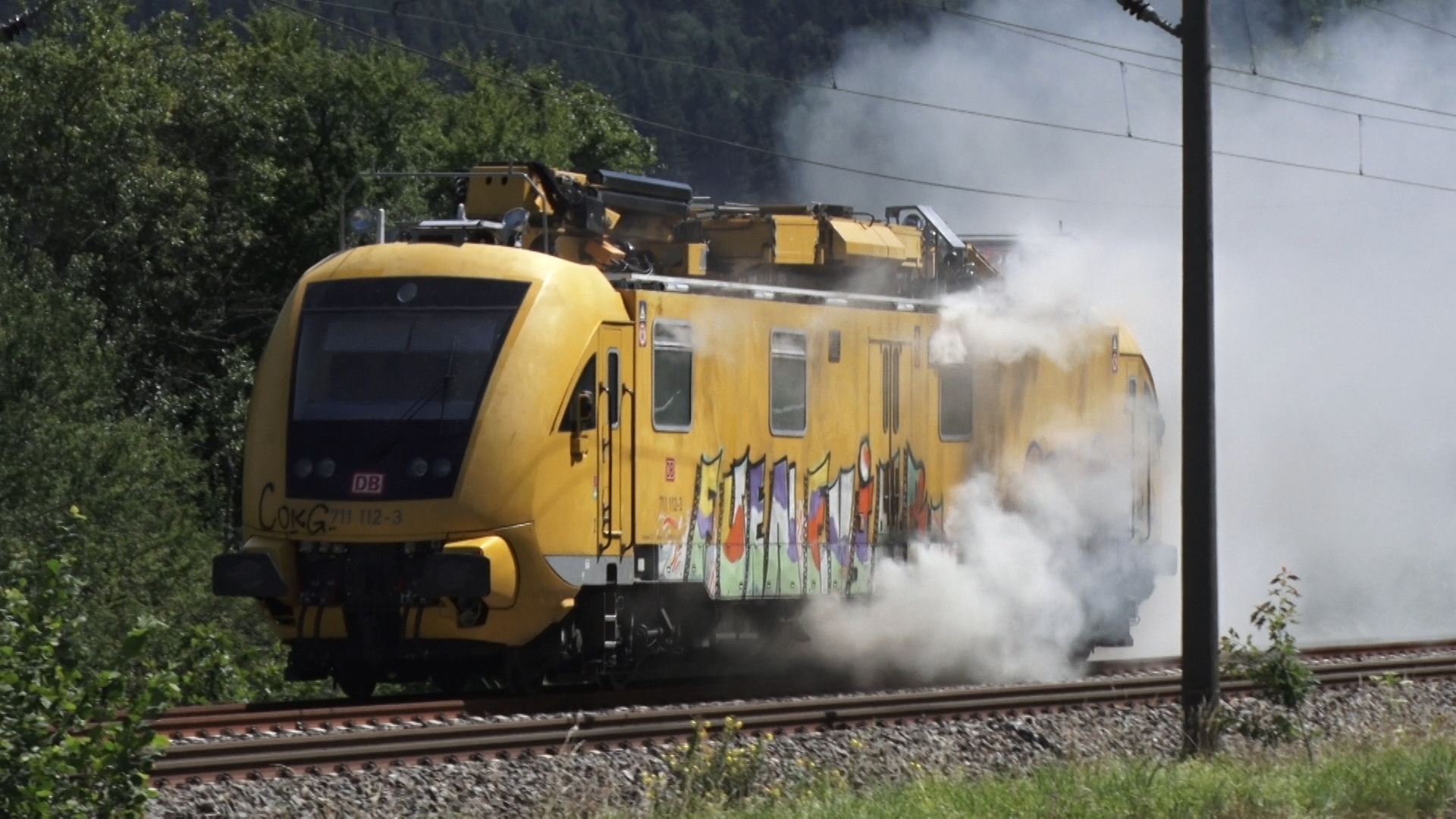 Zugbrand auf der Schwarzwaldbahn