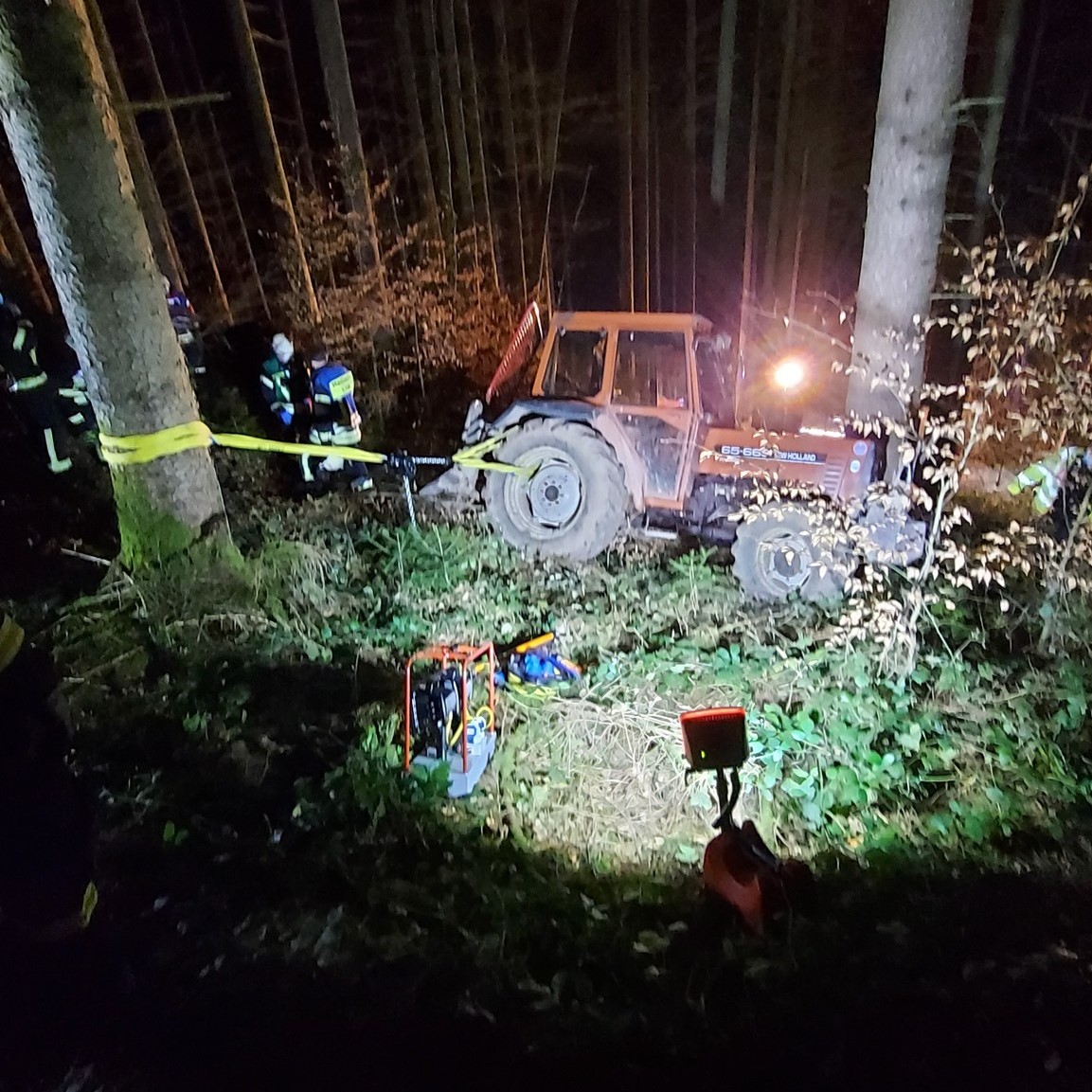 Forstunfall in Mühlenbach