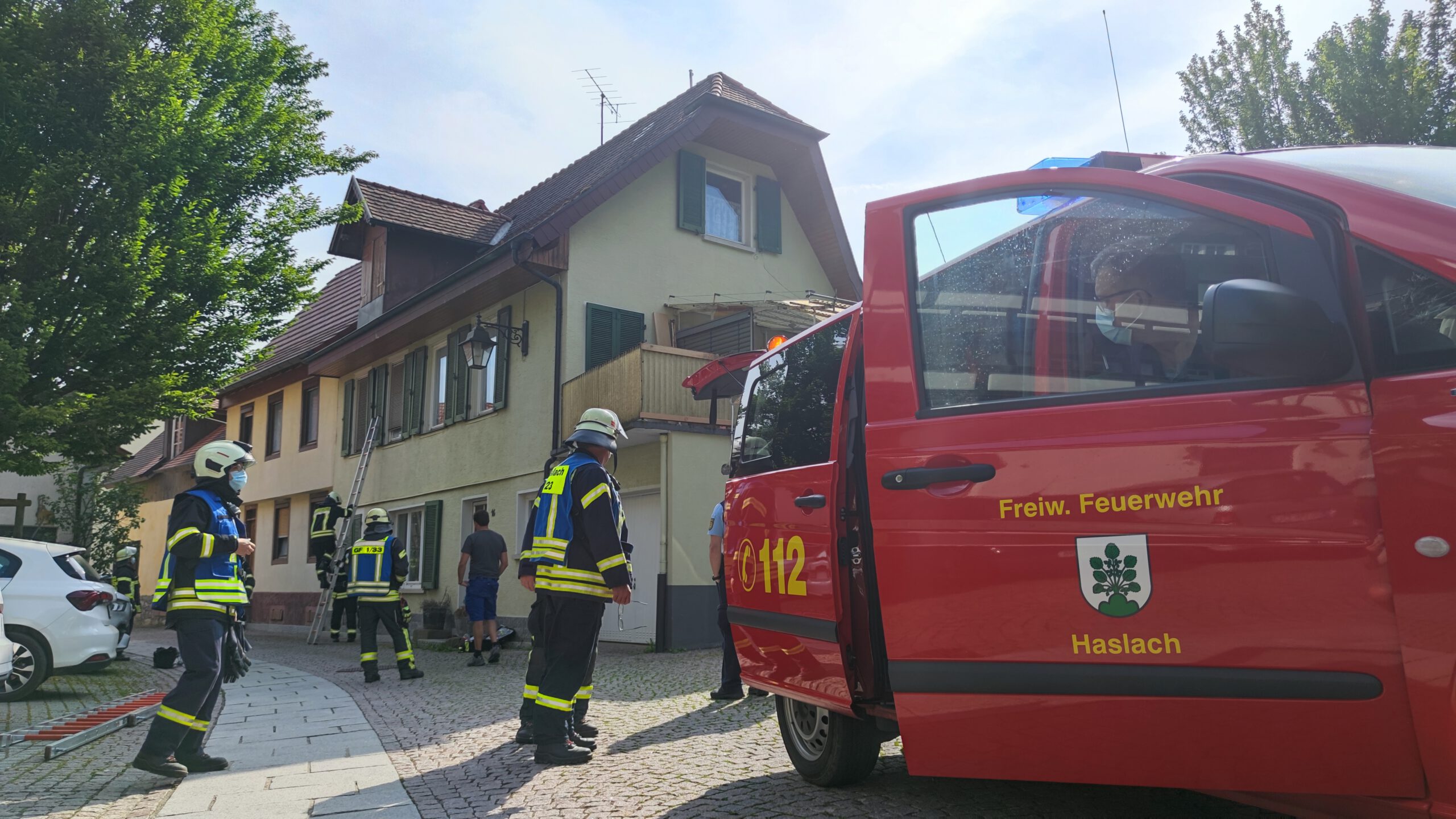 Ausgelöster Rauchwarnmelder
