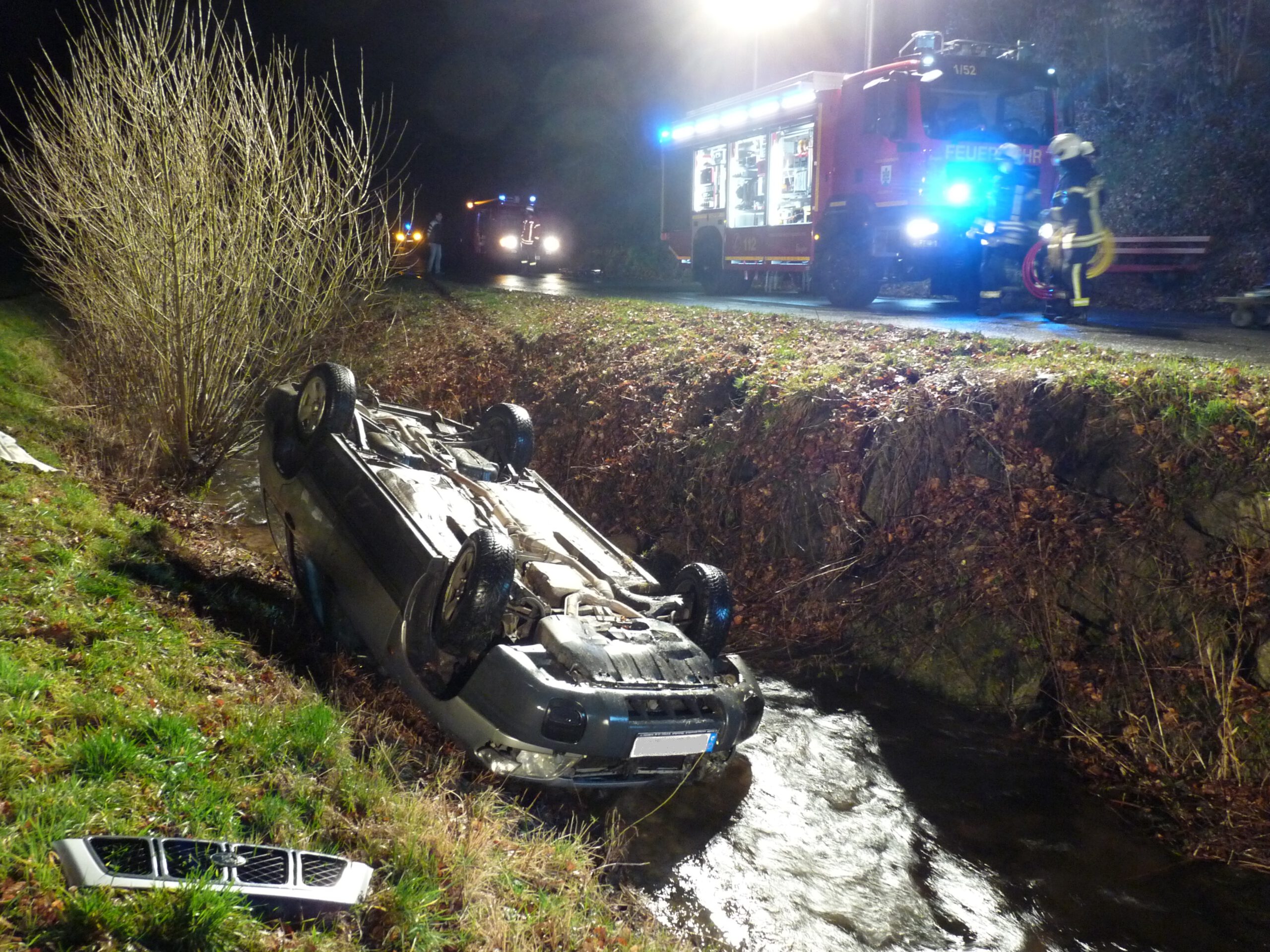 Verkehrsunfall im Mühlenbacher Büchern