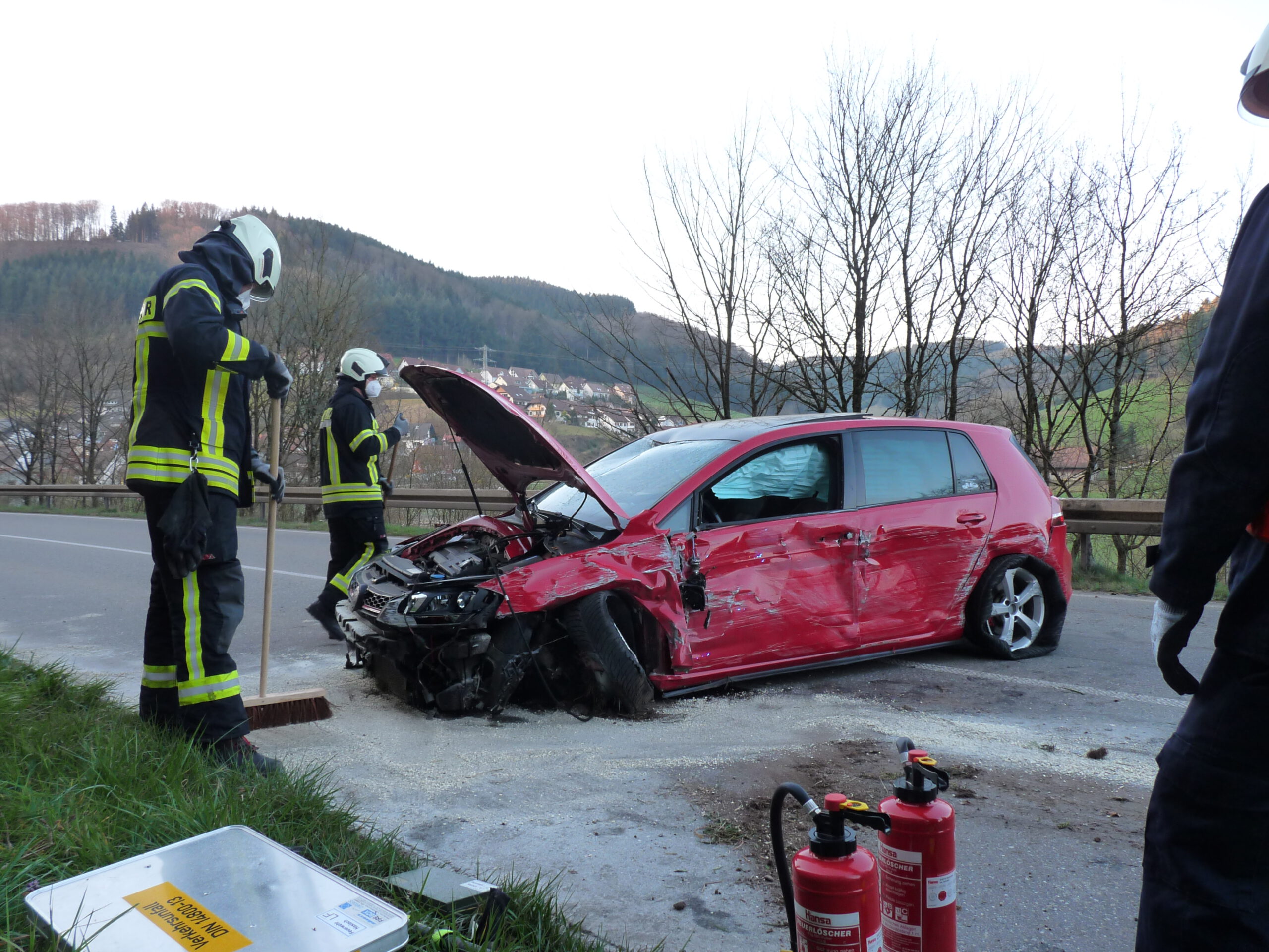 Verkehrsunfall auf B294 Richtung Mühlenbach