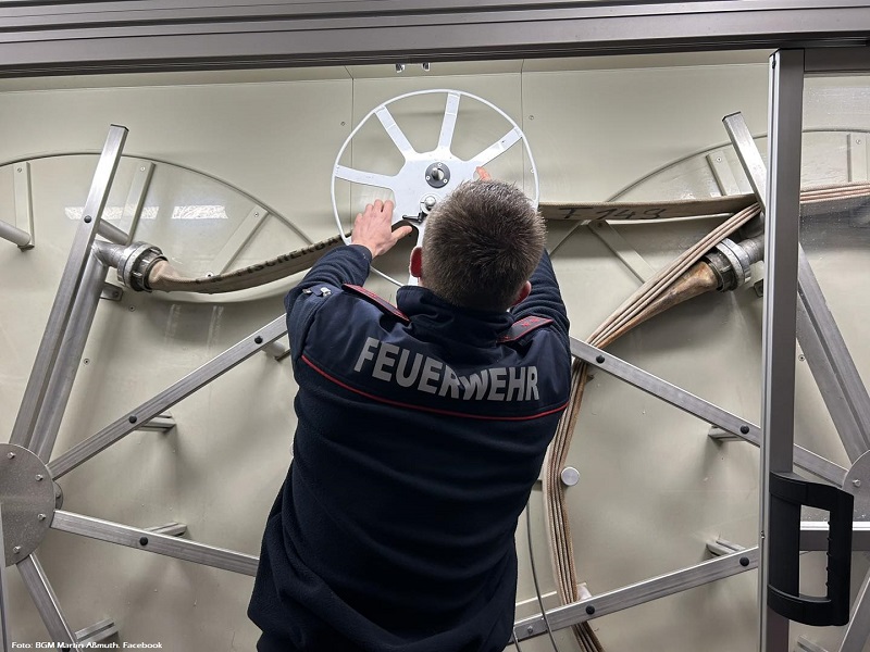 Schlauchpool als Leuchtturmprojekt vorgestellt