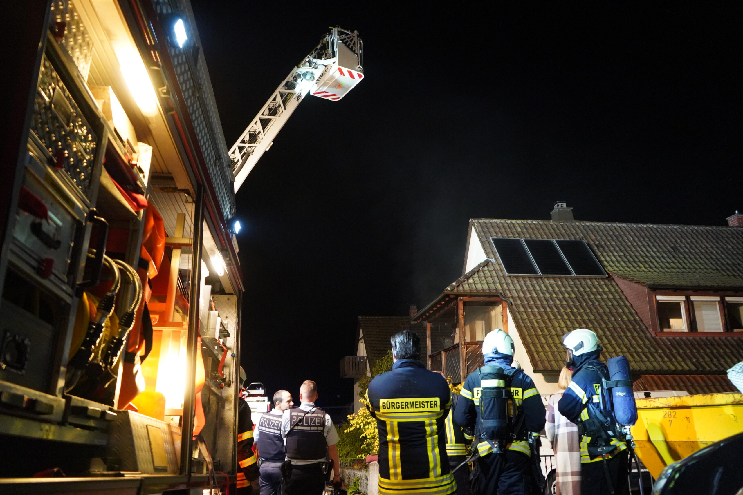Wohnungsbrand mit starker Rauchentwicklung