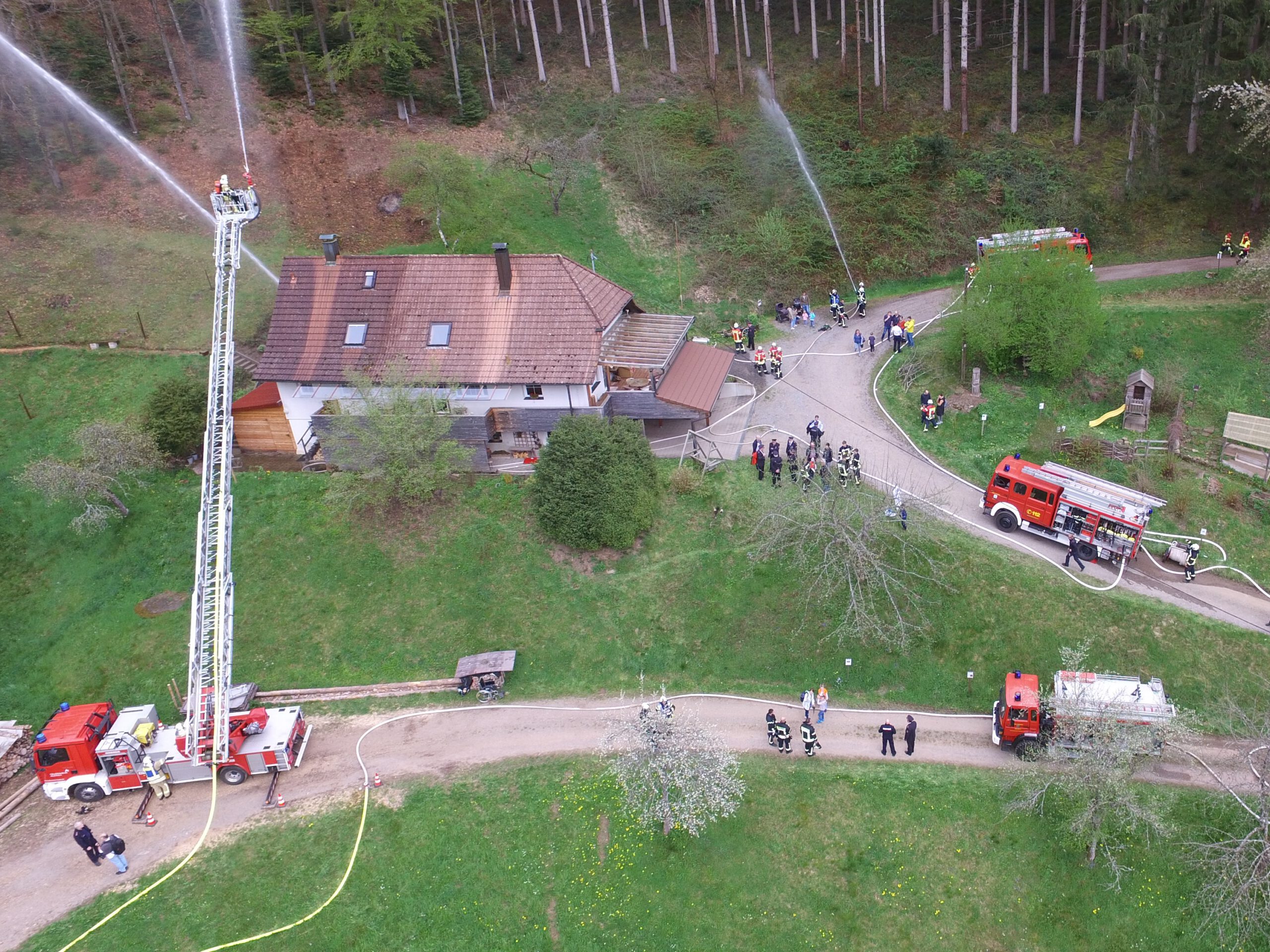 Raumschaftsübung in Mühlenbach