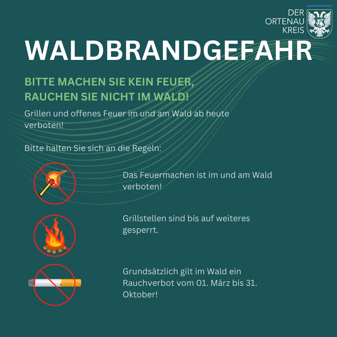 Hohe Waldbrandgefahr