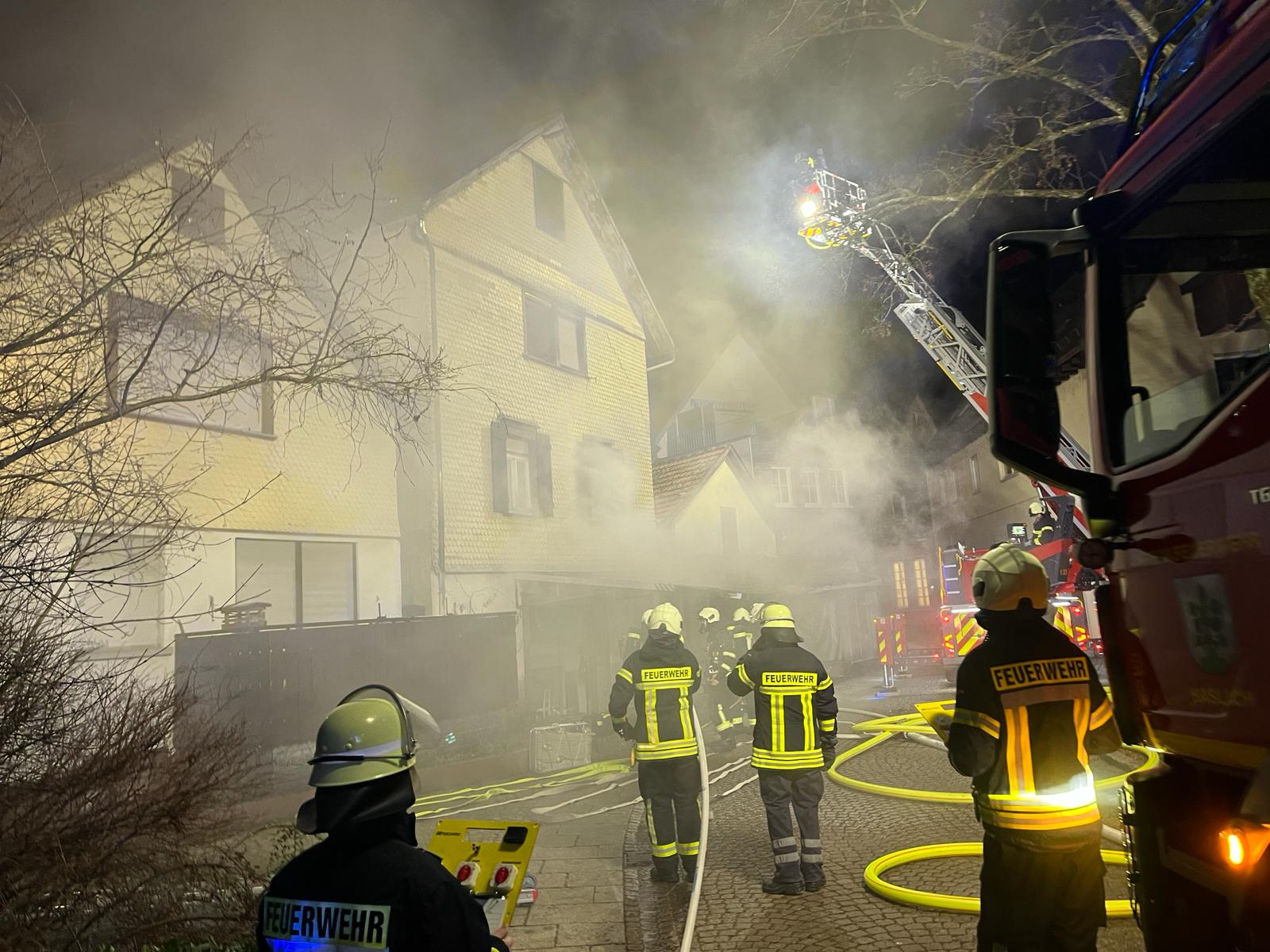Alarmübung der Einsatzabteilung Haslach