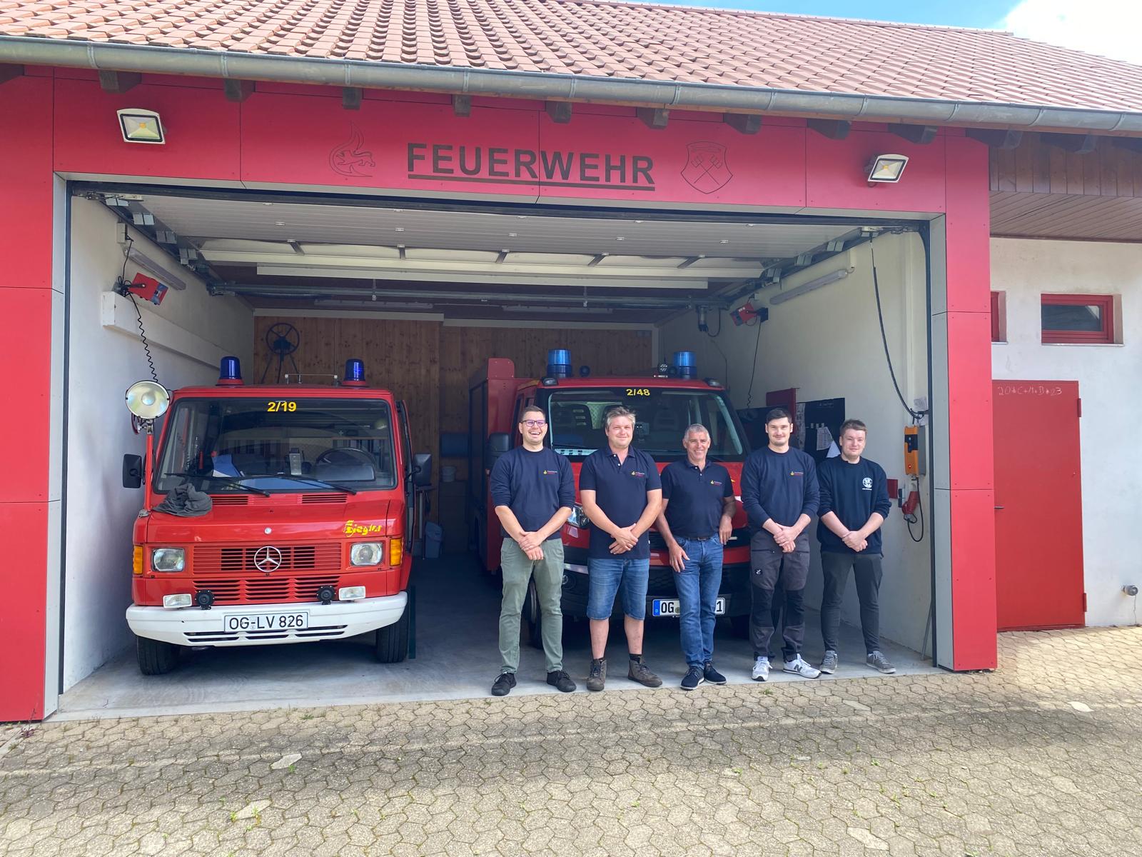 Vier Schnellinger Kameraden machen Feuerwehr-Führerschein