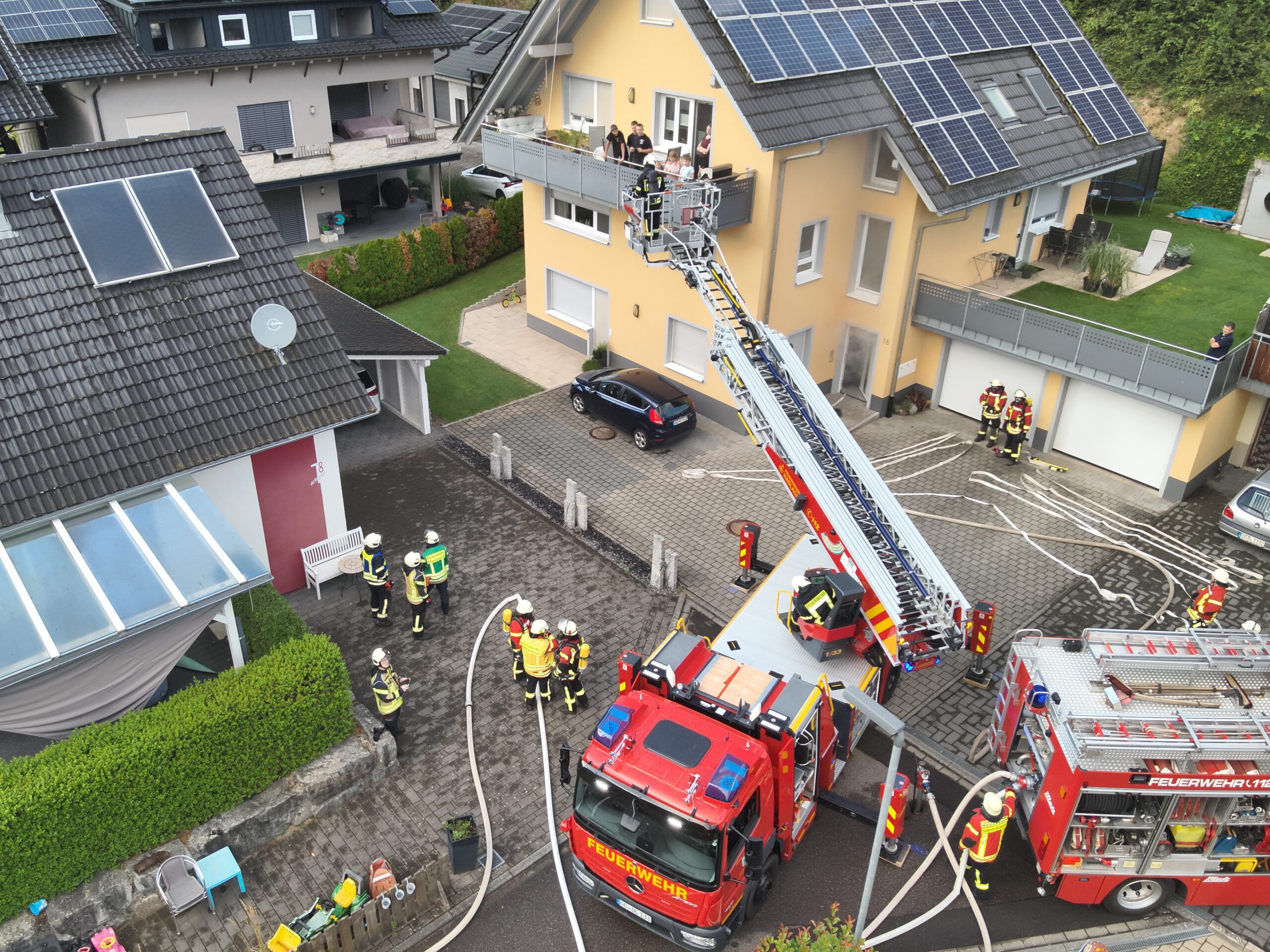 Feuerwehren Haslach und Mühlenbach üben gemeinsam