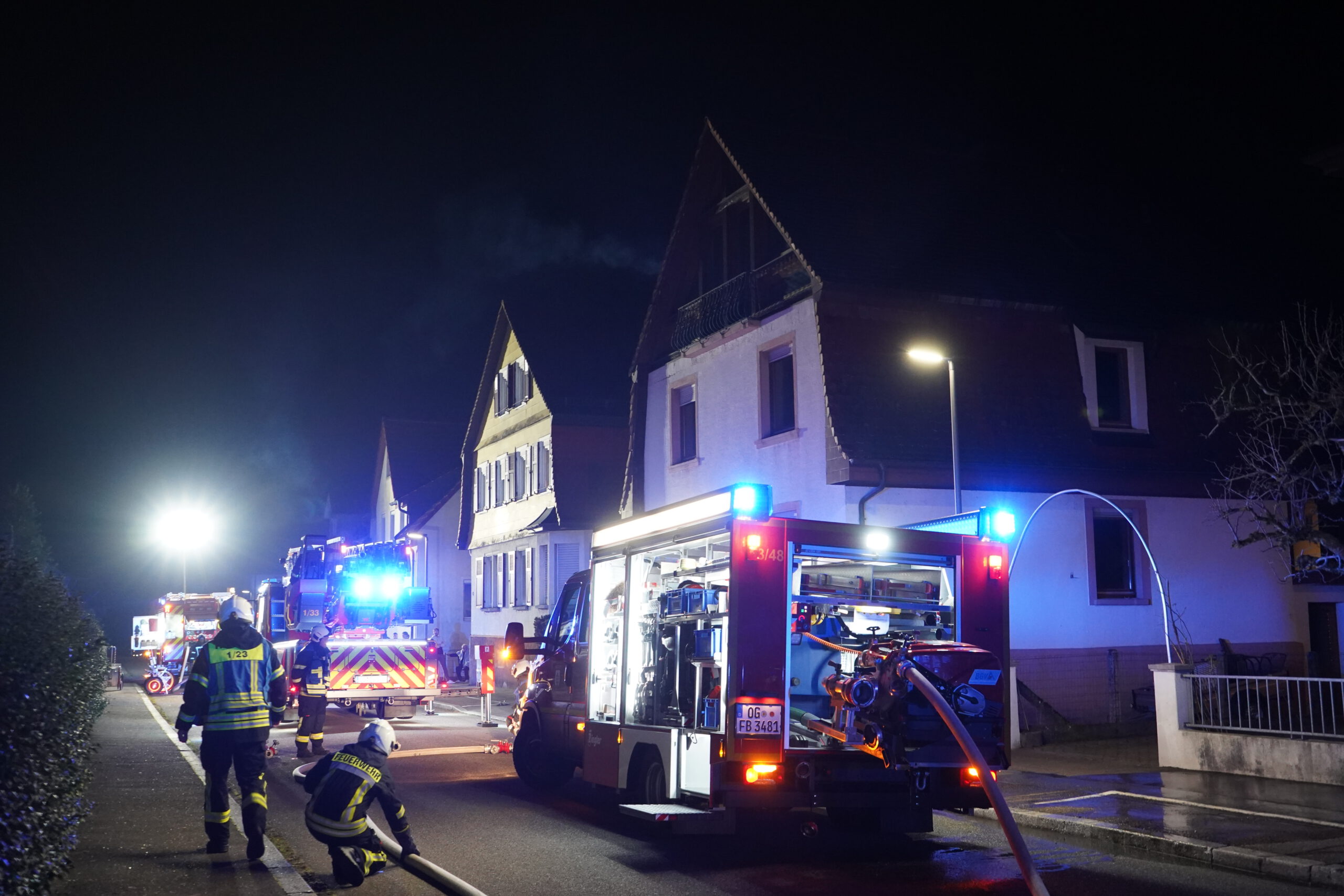 Kaminbrand in Wohnhaus