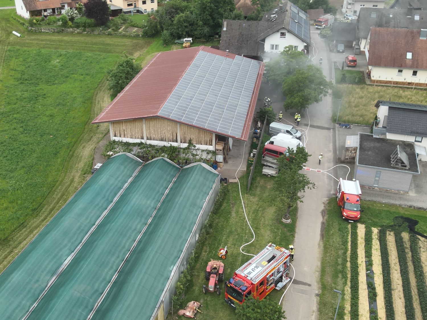 Übung beim Obsthof Schätzle